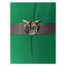 Pinko Každodenné šaty 101138 A0US Zelená Regular Fit