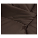 Hnedá bunda s kapucňou pre prechodné obdobie (LHD-23002)