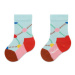 Happy Socks Súprava 2 párov vysokých detských ponožiek KDOT02-3300 Ružová