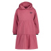 MIKINOVÉ ŠATY GANT TIERED HOODIE DRESS POWDER ROSE