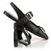 Balerínky Karl Lagerfeld Konnie Double Strap Pump Black Lthr W/Silver