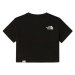 Tričko The North Face W Crop Tee Black