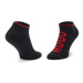 Hugo Súprava 2 párov kotníkových ponožiek dámskych 2p As Logo Cc W 50469274 Čierna
