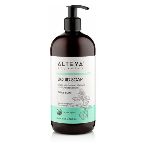 Tekuté mydlo Citrus a Mäta Alteya Organics 250 ml