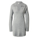 Abercrombie & Fitch Pletené šaty  sivá melírovaná