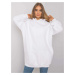 Long white sweatshirt