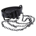 Belt with chain black