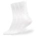 Barefoot ponožky - Crew - Essentials - White - 3 pack