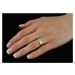 Snubný oceľový prsteň pre ženy MARIAGE