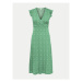 ONLY Letné šaty May 15257520 Zelená Regular Fit