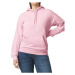 Gildan Unisex mikina s kapucňou GSF500 Light Pink