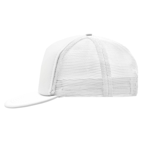 Myrtle Beach (Daiber) Šiltovka trucker s rovným šiltom MB6207 - Biela / biela