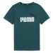 Puma  ESS+ 2 COL LOGO TEE  Tričká s krátkym rukávom Zelená