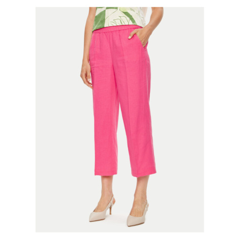 Olsen Culottes nohavice 14002175 Ružová Relaxed Fit