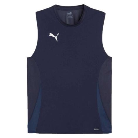 Puma TEAMGOAL SLEEVELESS JERSEY Pánske športové tielko, tmavo modrá, veľkosť