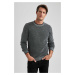 DEFACTO Standard Fit Crew Neck Sweater