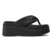 Tommy Jeans Žabky Tjw Wedge Sandal EN0EN02457 Čierna