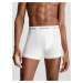 Pánske trenírky 3 Pack Trunks Cotton Stretch 0000U2662G100 biela - Calvin Klein