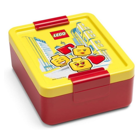 LEGO® Iconic Girl box na desiatu žltočervená