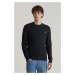 SVETER GANT COTTON CABLE C-NECK BLACK