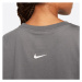 Nike NK DF TEE CROP YOGA Dámske tričko, tmavo sivá, veľkosť
