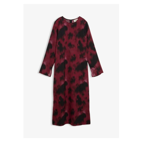 Midi šaty zo saténu bonprix