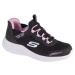 Čierne dievčenské tenisky Skechers Slip-Ins: Bounder - Simple Cut 303585L-BLK