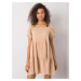 OCH BELLA Beige dress with frills