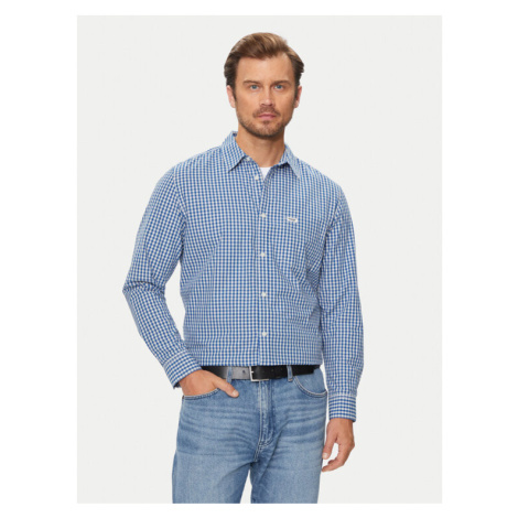 Wrangler Košeľa 112358063 Modrá Regular Fit