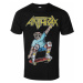 Tričko metal ROCK OFF Anthrax Spreading Skater Notman Vintage BL Čierna