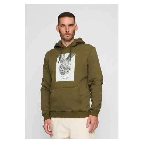 Trust 2.0 Olive Hooded mister tee