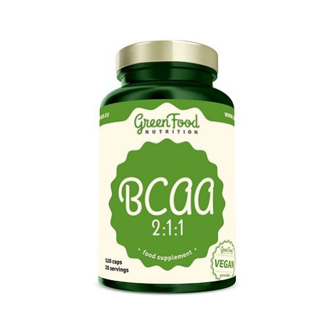 GreenFood Nutrition BCAA 2:1:1, 120 kapsúl