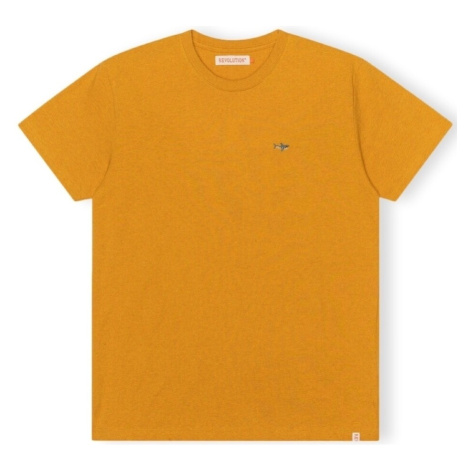 Revolution  T-Shirt Regular 1340 SHA - Orange/Melange  Tričká a polokošele Oranžová
