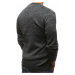 Moderný pánsky sveter antracitový wx1130