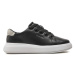 Calvin Klein Sneakersy Cupsole Lace Up Lth HW0HW02085 Čierna