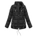 Dámská zimní bunda s kapucí Black tmavě model 15028613 - Good looking