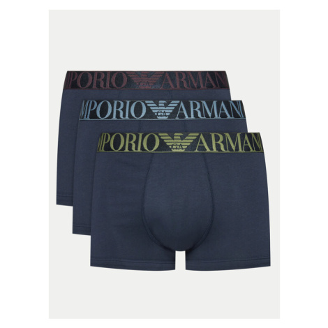 Emporio Armani Underwear Súprava 3 kusov boxeriek 111357 4F726 64135 Tmavomodrá