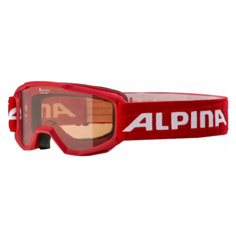 Alpina Piney Kid Ski Goggle Piney Red Lyžiarske okuliare