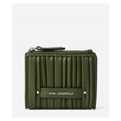 Peňaženka Karl Lagerfeld K/Kushion Sm Bifold Wallet Zelená