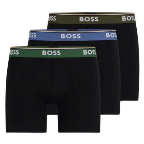 3PACK pánske boxerky BOSS čierné (50508950 971) Hugo Boss