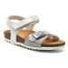 Geox Sandále B Sandal Chalki Girl B922RA 0NFKC C0007 S Biela