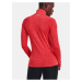 Červené športové tričko Under Armour Tech 1/2 Zip - Twist