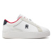 Tommy Hilfiger Sneakersy Th Platform Court Sneaker Nbk FW0FW08210 Biela