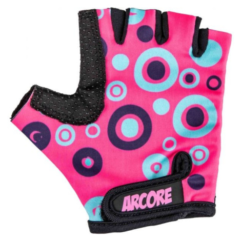 Arcore ZOAC ružová - Detské cyklistické rukavice