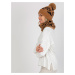 Lady's camel and black winter cap with patterns