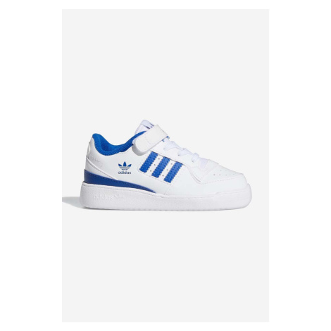 Detské tenisky adidas Originals FY7986 Forum Low biela farba