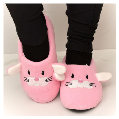 Detské rúžové ponožkové papuče PIXXAR 30-35