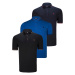 TRIPLE SET T8586 DEWBERRY MEN'S T-SHIRT-BLACK-NAVY-SAKS