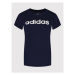 Adidas Tričko Loungewear Essentials Logo H07833 Tmavomodrá Slim Fit