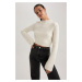 DEFACTO Fitted Half Turtleneck Thessaloniki Fabric Sweater